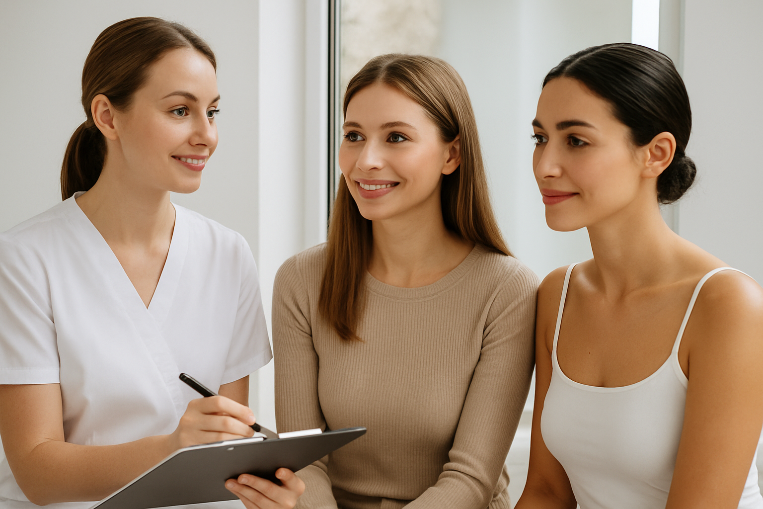 Consulta de medicina estética en clínica profesional de Toledo